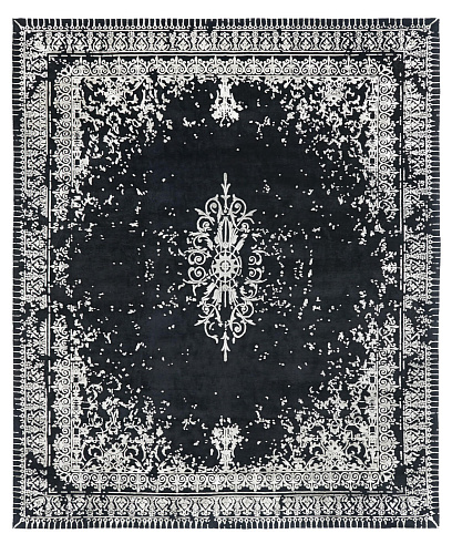 Ferrara Special Rocked Black And White Rug