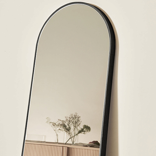 Tutto Sesto Black Italian Floor Mirror