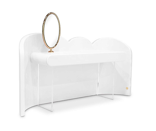 Dreamy Cloud White Dressing Table