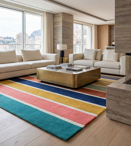 Striped Spectrum Rug