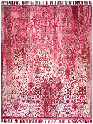 Woods Strawberry Luxury Hand-Knotted Rug