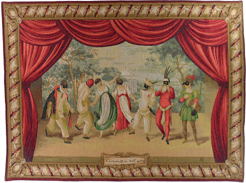 Commedia dell'arte Tapestry