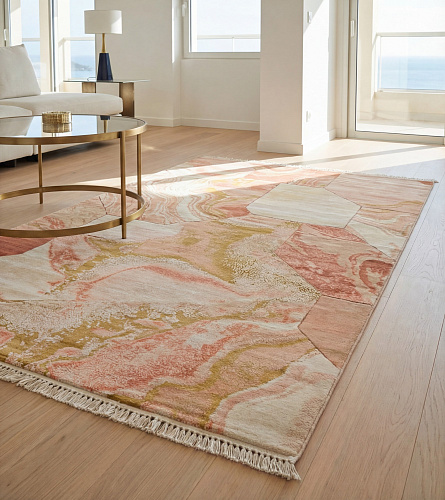 Coral Relief Rug