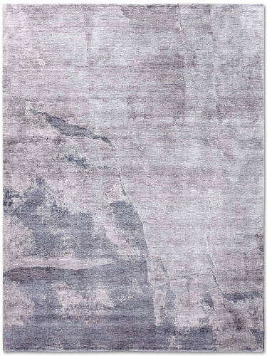 Silver Luxury Hand-Knotted Rug