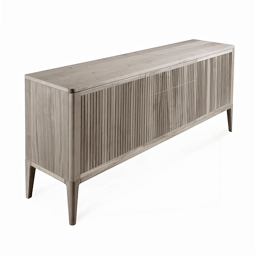 Eleva Handcrafted Grey 3-Doors Sideboard
