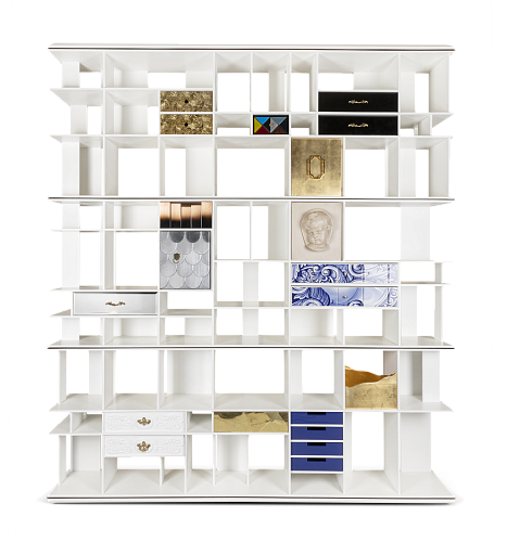 Curator White Bookcase