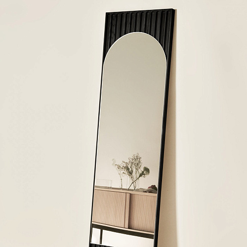 Tutto Sesto Black Italian Floor Mirror