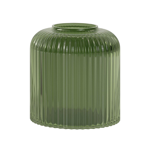 Soffio Green Glass Vase