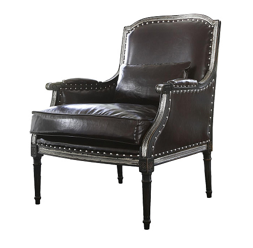 Black Leather Armchair
