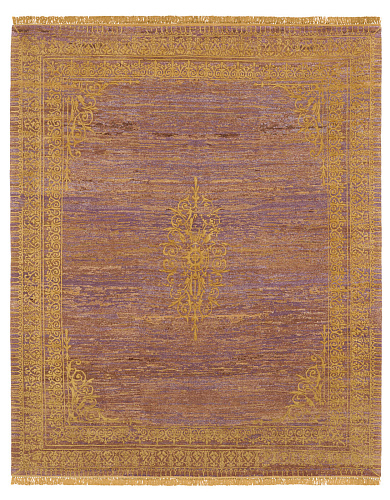 Ravenna Radi Little Rocked Purple Beige Rug