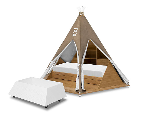 Tribal Tent Bed