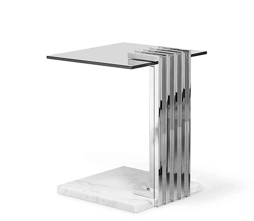 Cyclone Grey Side Table