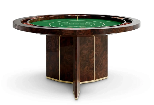 Prestige Brown Poker Table