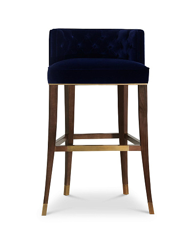 Prime Blue Modern Bar Chair