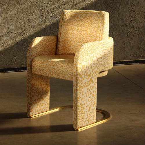 Odisseia Yellow Sculptural Chair