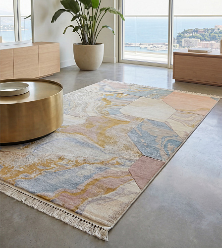Pastel Collage Rug