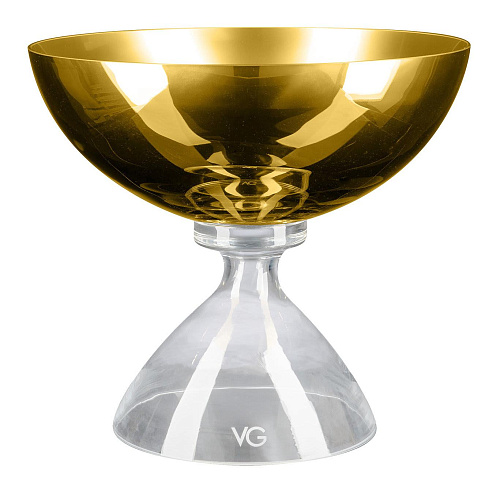 Alice Gold Finish Vase