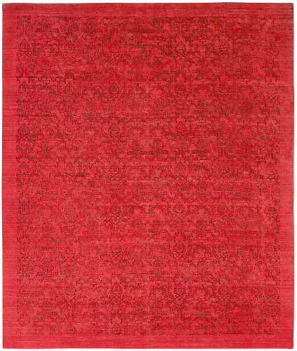 Roma Border Red Rug