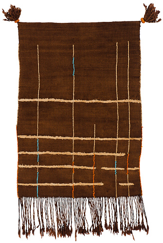 Cache Sexe Blue Orange Rug
