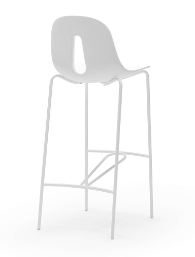 Gotham White Bar Stool