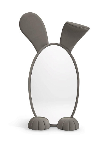 Rabbit Wonderland Grey Mirror