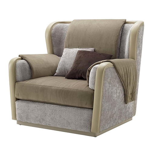 Oliver Elegant Beige Armchair