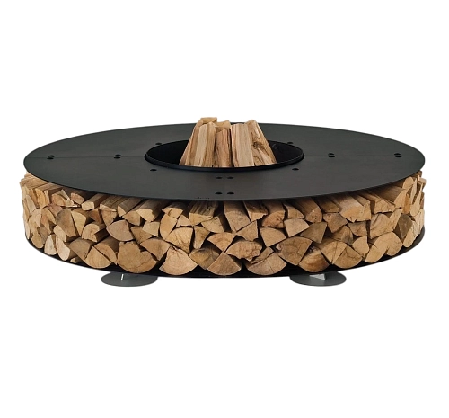 Zero Steel Black Fire Pit