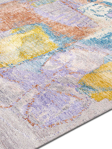 Pastel Mint Luxury Hand-Knotted Rug