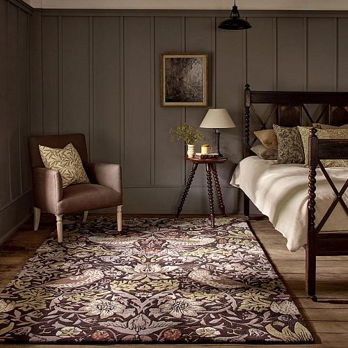 Strawberry Thief Grape 027705 Rug