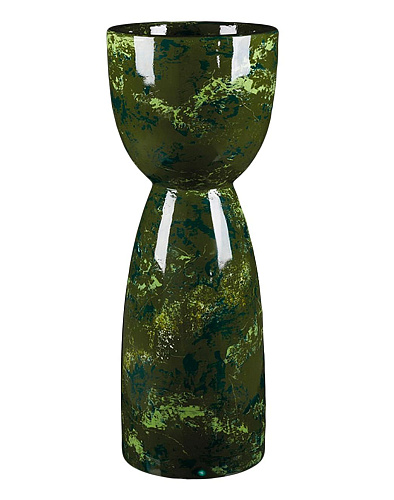 Carrara Double Face Sculpted Vase