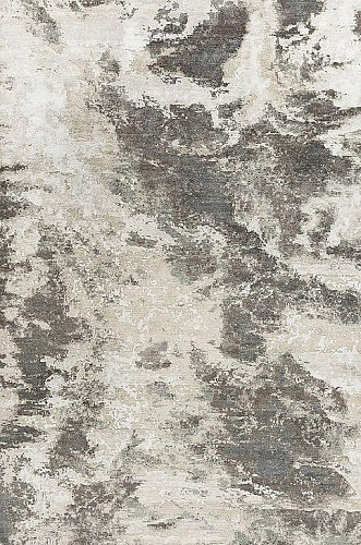 Hand-Knotted Abstract Rug