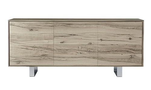 Materia Grey Oak Premium 3-Doors Sideboard
