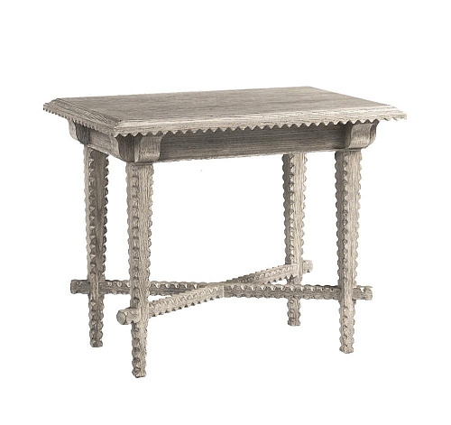 Stratford End Table Greyed Oak