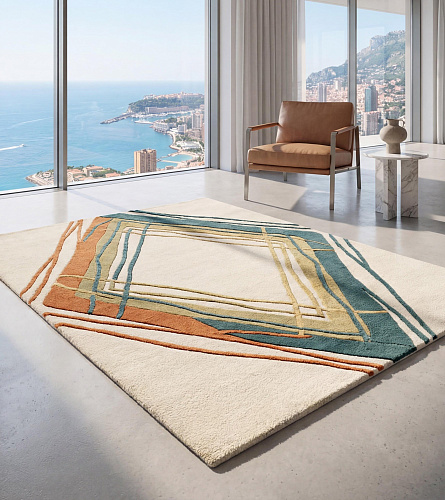 Diamond Frame Rug