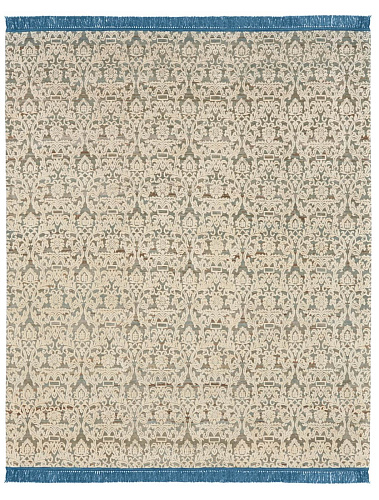 Roma Radi Blue White Rug