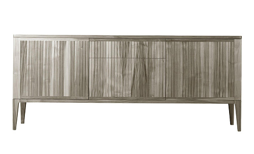 Eleva Handcrafted Grey 3-Doors Sideboard