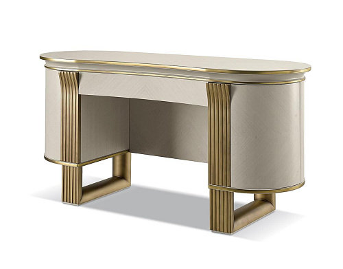 Oliver White and Gold Dressing Table