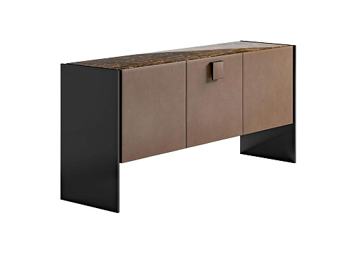 Leather Door Sideboard