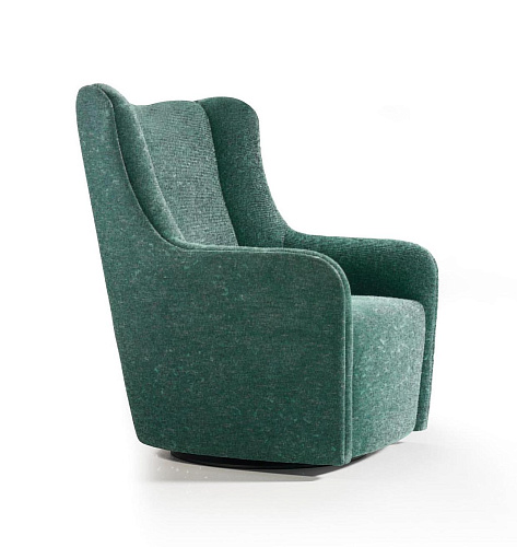 High Bergere Swivel Armchair