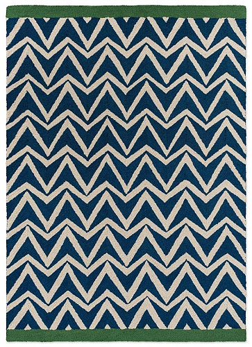 Dhurrie Blue Outdoor Rug