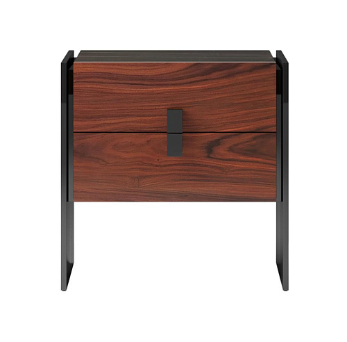 Small Marble-Top Bedside Table