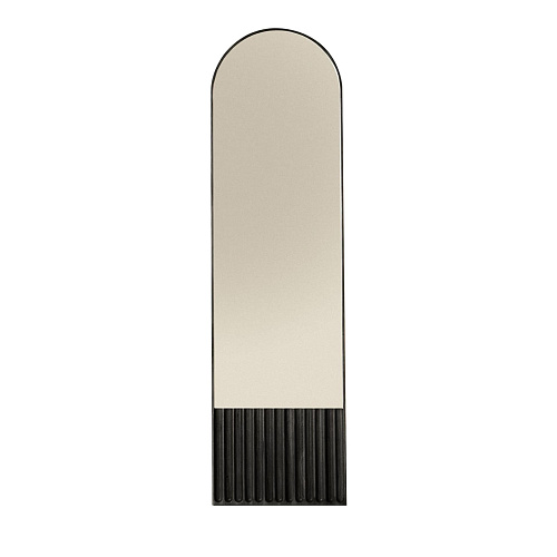 Tutto Sesto Black Italian Floor Mirror