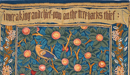 The Woodpecker, with Parchment, William Morris Tapestry
