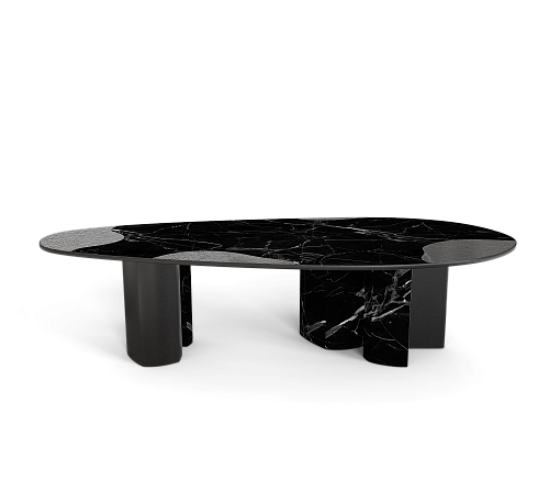 Athena Nero Marble & Onyx Table