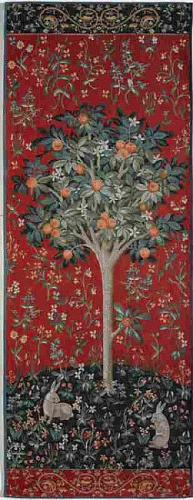 Medieval Orange Tree Tapestry