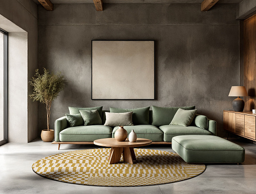 Erg 9648 Round Rug