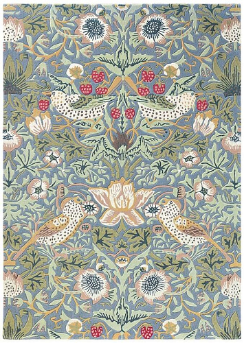 Strawberry Thief 027718 Slate Rug