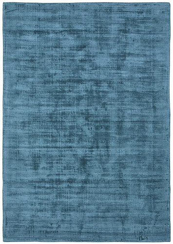 Shiny Blue Handloom Rug