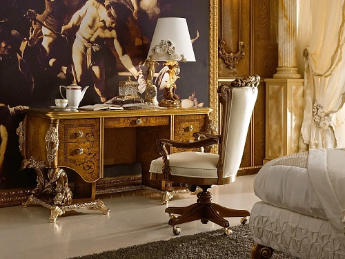 Italian Desk with Drawers