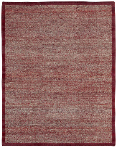 Mauro Border Dark Red Rug